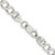 Sterling Silver 6.4mm Hollow Flat Curb Chain QLFB150-22