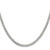 30" Sterling Silver Polished 3.5mm Curb Chain Necklace