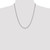 Sterling Silver Polished 3.0mm Double Diamond-cut Curb Chain QDD060-22