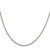 36" Sterling Silver 1.75mm Round Box Chain Necklace
