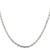 26" Sterling Silver 3.25mm Beveled Oval Cable Chain Necklace