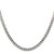 18" Sterling Silver 4.5mm Flat Curb Chain Necklace