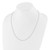 Sterling Silver Adjustable 1mm Spiga Chain FC32-36