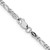 Sterling Silver Rhodium-plated 2.85mm Figaro Chain QFG080R-22