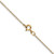 14K Yellow Gold 24 inch Carded .42mm Curb with Spring Ring Clasp Chain