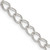 Sterling Silver 4.5mm Half round Wire Open Curb Chain QPE58-18