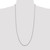 30" Sterling Silver Rhodium-plated 1.7mm Diamond-cut Rope Chain Necklace