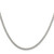 24" Sterling Silver 2.5mm Round Spiga Chain Necklace