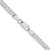 Sterling Silver 3.8mm Flat Curb Chain QLB100-18