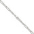 Sterling Silver Polished 3.5mm Elongated Cable Chain QPCL100-16 Sterling Silver Polished 3.5mm Elongated Cable Chain QPCL100-16