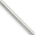 20" Sterling Silver 3.3mm Flat Oval Snake Chain Necklace
