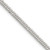 Sterling Silver Polished 3.0mm Double Diamond-cut Curb Chain QDD060-18