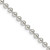 Sterling Silver 3mm Beaded Chain QK83-18 Sterling Silver 3mm Beaded Chain QK83-18