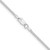 24" Sterling Silver Rhodium-plated 1.6mm Round Spiga Chain Necklace