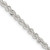 Sterling Silver 3mm Solid Rope Chain QDR060-16 Sterling Silver 3mm Solid Rope Chain QDR060-16