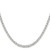 22" Sterling Silver 4mm Flat Anchor Chain Necklace
