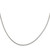 28" Sterling Silver 1.7mm Diamond-cut Round Spiga Chain Necklace