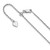 Sterling Silver Adjustable 1.75mm Cable Chain FC44-22