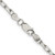 20" Sterling Silver 3.5mm Diamond-cut Long Link Cable Chain Necklace