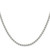 16" Sterling Silver 3mm Beaded Chain Necklace 16" Sterling Silver 3mm Beaded Chain Necklace