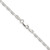 Sterling Silver Polished and Diamond-cut 3mm Marine Link Chain QMA080-18