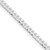 Sterling Silver Rhodium-plated 3.15mm Flat Curb Chain QLB080R-22