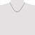 18" Sterling Silver 2.5mm Solid Rope Chain Necklace