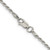 22" Sterling Silver 1.85mm Diamond-cut Rope Chain Necklace