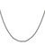 20" Sterling Silver Ruthenium-plated 1.7mm Twisted Tight Wheat Chain Necklace