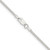 26" Sterling Silver 1.6mm Round Spiga Chain Necklace