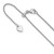 Sterling Silver Adjustable 1.2mm Popcorn Chain