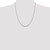 22" Sterling Silver 1.75mm Box Chain Necklace w/4in ext.