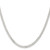 22" Sterling Silver 3.15mm Flat Curb Chain Necklace