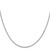 22 inch Sterling Silver Rhodium-plated 1.5mm Box Chain Necklace