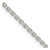 26" Sterling Silver 2.1mm Diamond-cut Forzantina Cable Chain Necklace