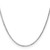 26" Sterling Silver 2.1mm Diamond-cut Forzantina Cable Chain Necklace
