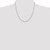 20" Sterling Silver 2.75mm Loose Rope Chain Necklace