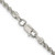 16" Sterling Silver 2.5mm Solid Rope Chain Necklace