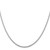 24" Sterling Silver Rhodium-plated 2.25mm Cable Chain Necklace