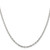 22" Sterling Silver 2.75mm Beveled Oval Cable Chain Necklace