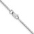20 inch Sterling Silver Rhodium-plated 1.5mm Box Chain Necklace