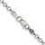 24" Sterling Silver 3mm Semi-solid Rolo Chain Necklace