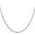 22" Sterling Silver 1.7mm Diamond-cut Rope Chain Necklace