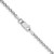 16" Sterling Silver Rhodium-plated 2.5mm Rolo Chain Necklace