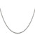 28" Sterling Silver Rhodium-plated 1.5mm Diamond-cut Rope Chain Necklace