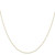 10k Yellow Gold .42mm Carded Curb Chain 10K6CY-18