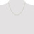 10k Yellow Gold .42mm Carded Curb Chain 10K6CY-18