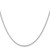 24" Sterling Silver Rhodium-plated 1.5mm Round Spiga Chain Necklace