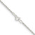 30 inch Sterling Silver 1.5mm Solid Rope Chain Necklace