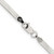 18" Sterling Silver 3mm Magic Herringbone Chain Necklace